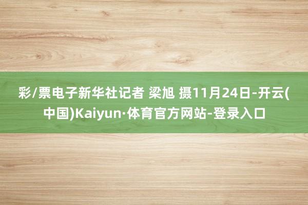 彩/票电子　　新华社记者 梁旭 摄　　11月24日-开云(中国)Kaiyun·体育官方网站-登录入口