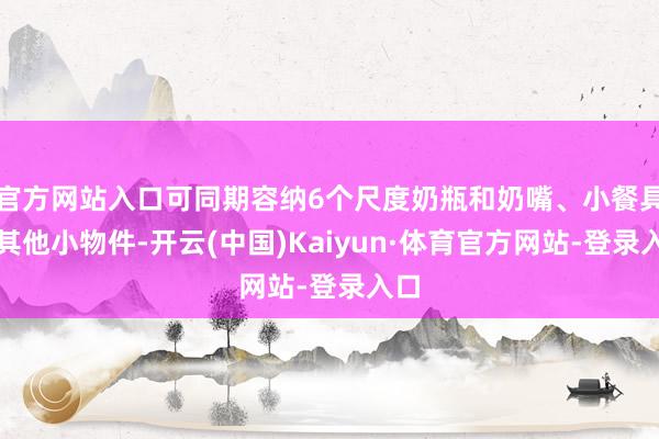 官方网站入口可同期容纳6个尺度奶瓶和奶嘴、小餐具等其他小物件-开云(中国)Kaiyun·体育官方网站-登录入口